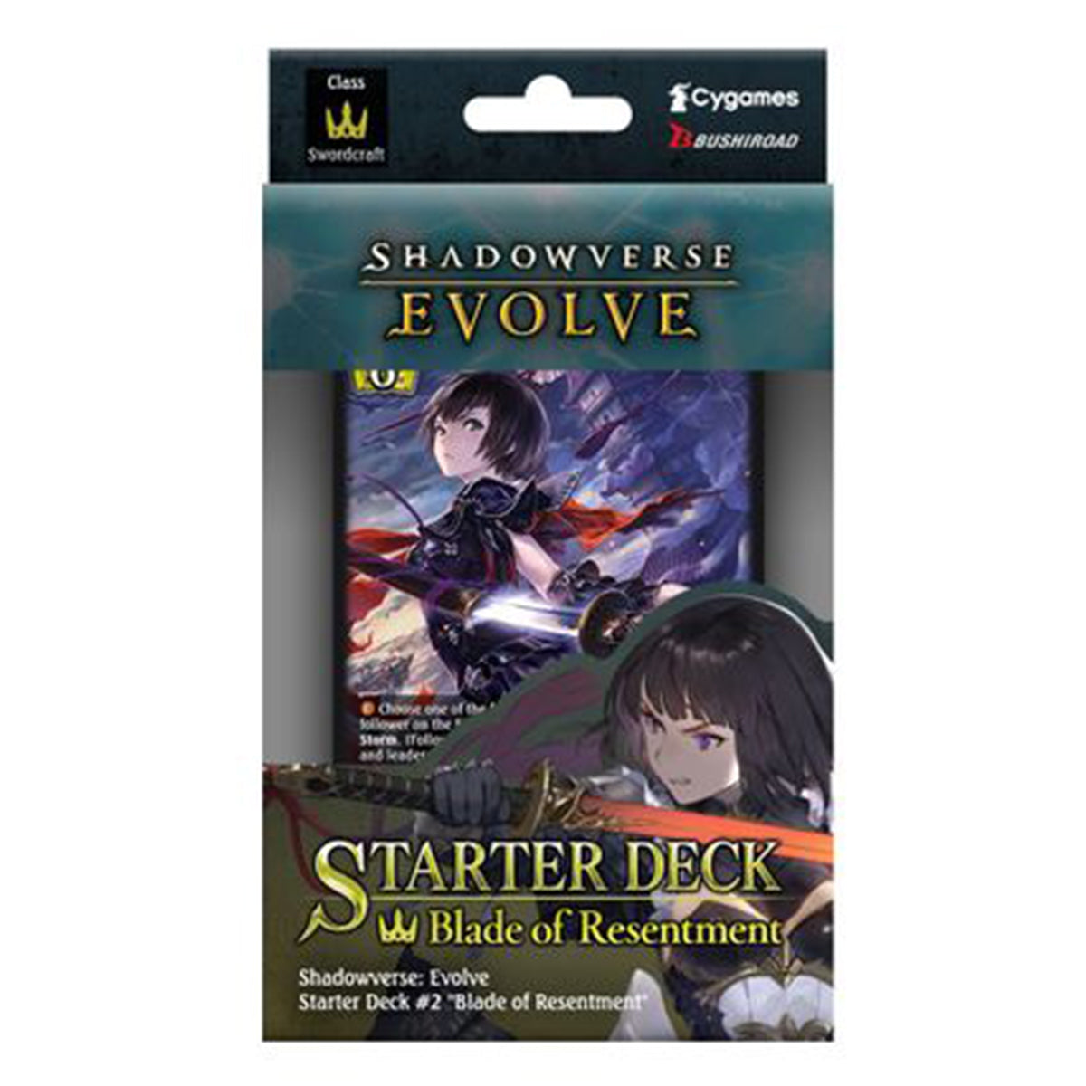 Shadowverse Evolve SD02 Blade of Resentment Starter Deck - Trading Card Games