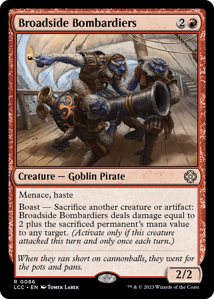 Broadside Bombardiers (LCC-086) - The Lost Caverns of Ixalan Commander - Magic The Gathering - Single Cards
