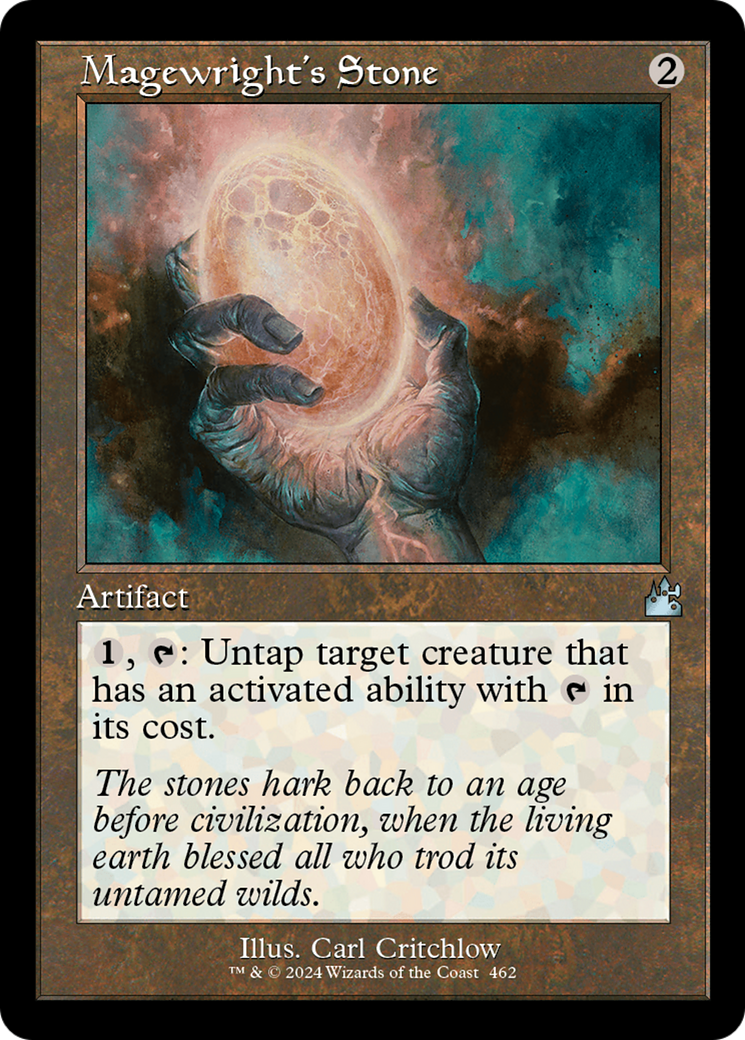 FOIL Magewright's Stone (Retro Frame) (RVR-462) - Ravnica Remastered - Magic The Gathering - Single Cards