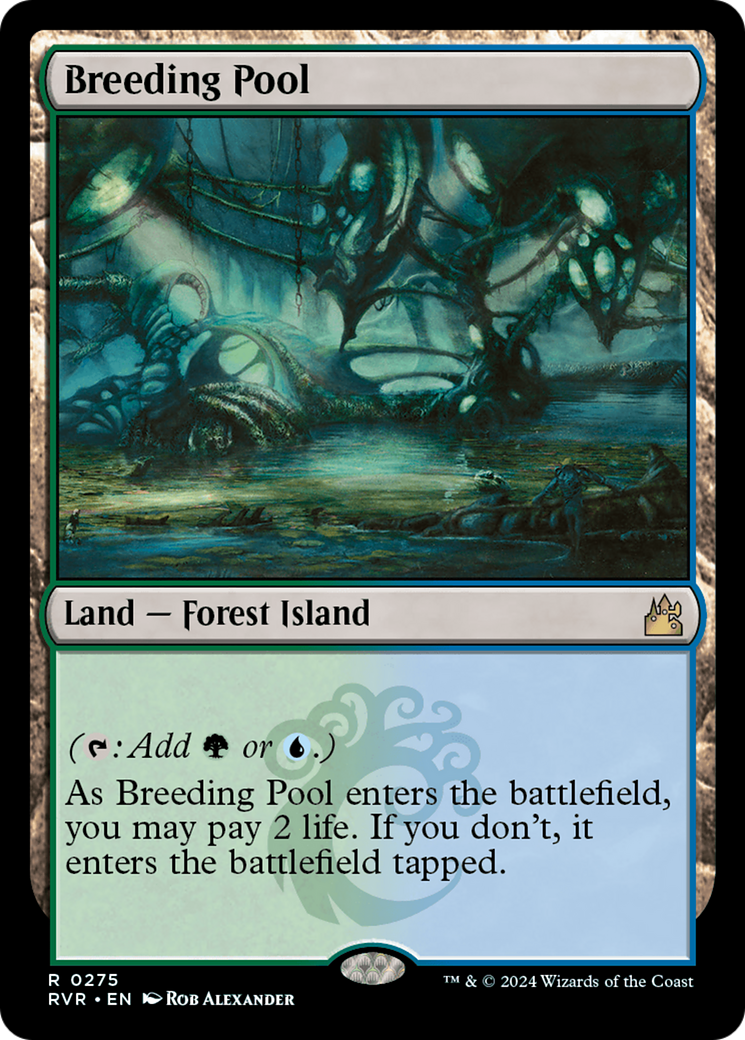 FOIL Breeding Pool (RVR-275) - Ravnica Remastered - Magic The Gathering - Single Cards