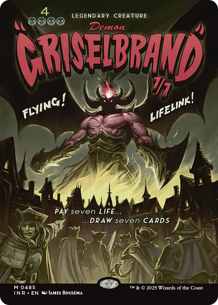 FOIL Griselbrand (INR-485) - Innistrad Remastered - Magic The Gathering - Single Cards