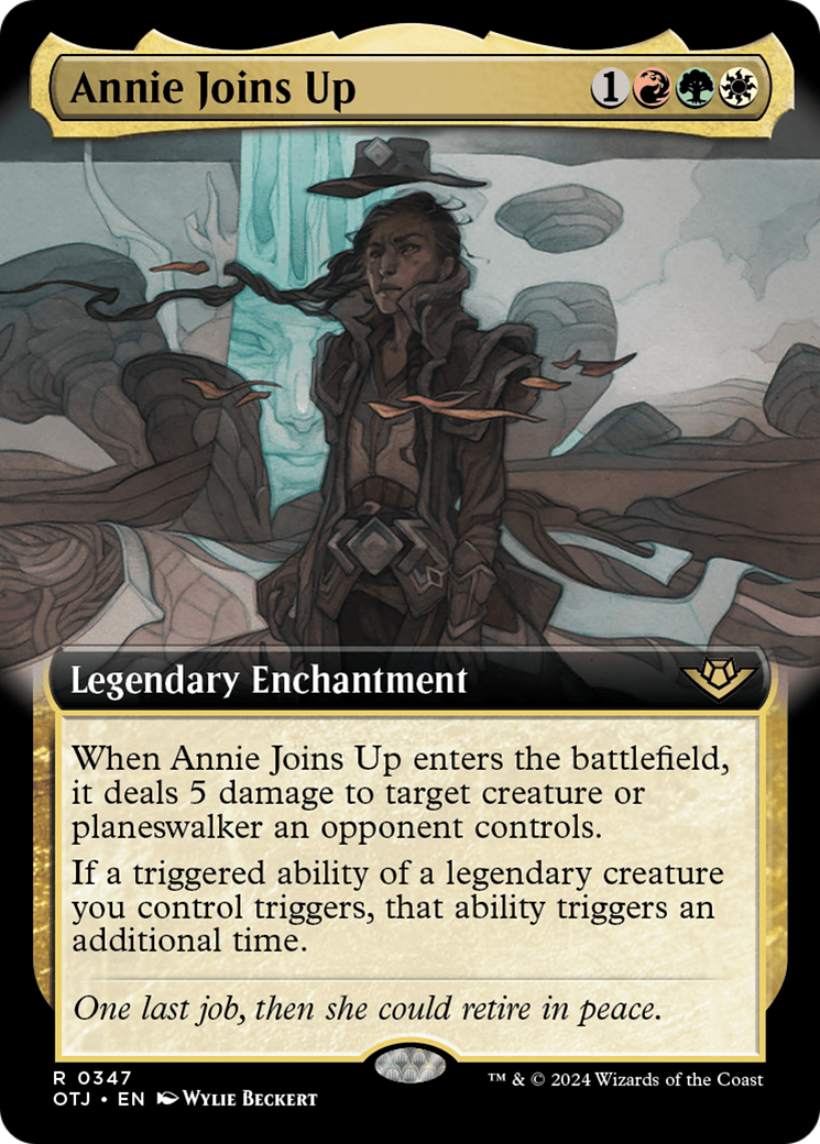 Annie Joins Up (Extended Art) (OTJ-347) - Outlaws of Thunder Junction: (Extended Art) - Magic The Gathering - Single Cards