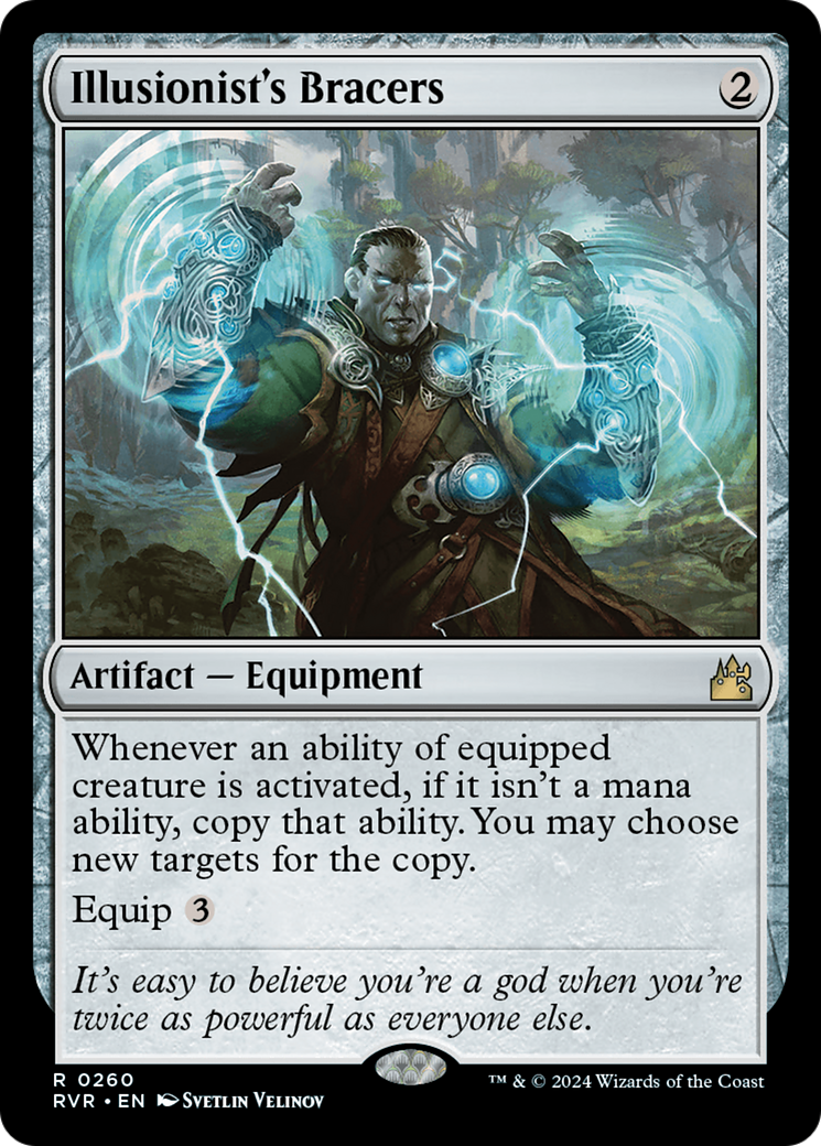 Illusionist's Bracers (RVR-260) - Ravnica Remastered - Magic The Gathering - Single Cards