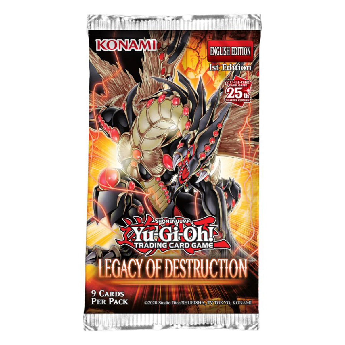 YuGiOh! - Legacy of Destruction Single Booster Pack - Trading Card Games