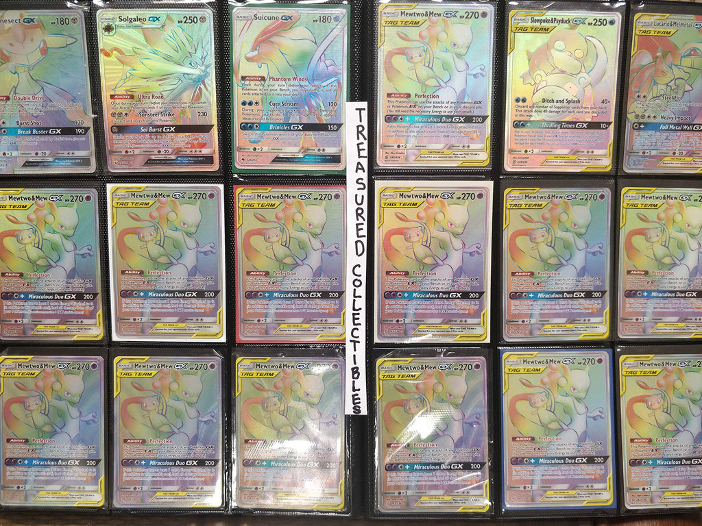 Pokemon 100+ Rainbow Rare Cards Binder Collection Includes 5 foils in Any Combination and at Least 1 of The Following Cards, EX and GX, FA, Secret Rare, Tag Team, Unified Minds - 3