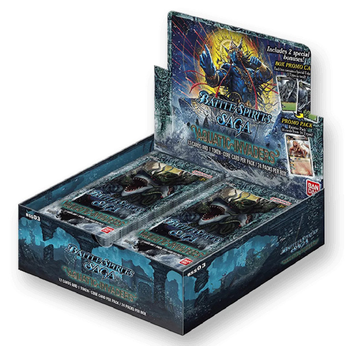Battle Spirits Saga Card Game Set 03 Aquatic Invaders Booster Box BSS03 - Trading Card Games