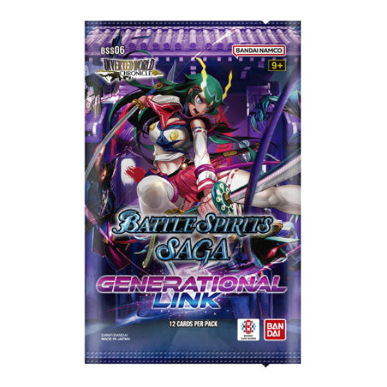 Battle Spirits Saga: Inverted World Chronicle - Generational Link Booster Box BSS06 - Trading Card Games - 2
