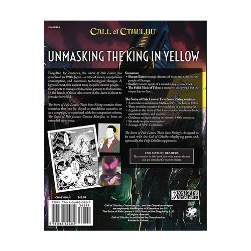 Call of Cthulhu RPG The Sutra of Pale Leaves Twin Suns Rising - Role Playing Games - 2