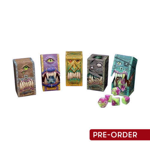 Chessex Hidden Wonders 7-Die Polyhedral Set Single Blind Box - Dice & Accessories