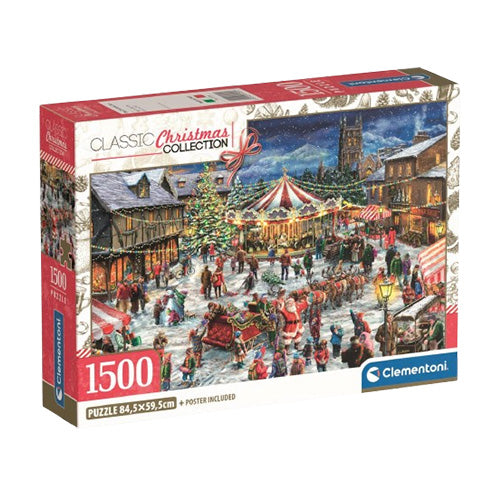 Clementoni The Christmas Fair 1500 Piece Puzzle - Puzzles