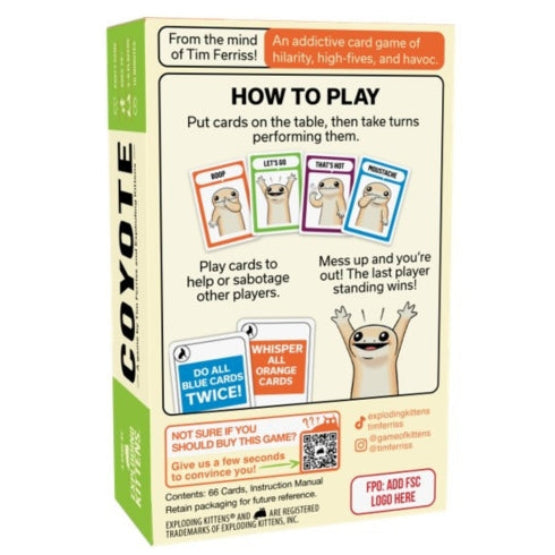 Coyote Small Box Version - Board Games - 2