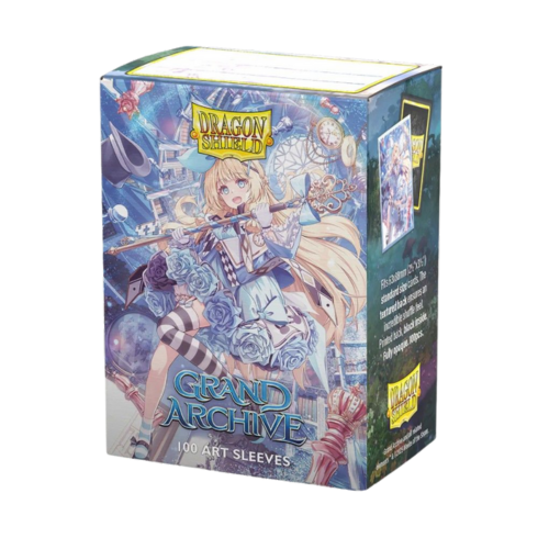 Dragon Shield 100ct Matte Dual Art Grand Archive Alice Golden Queen Sleeves - Sleeves