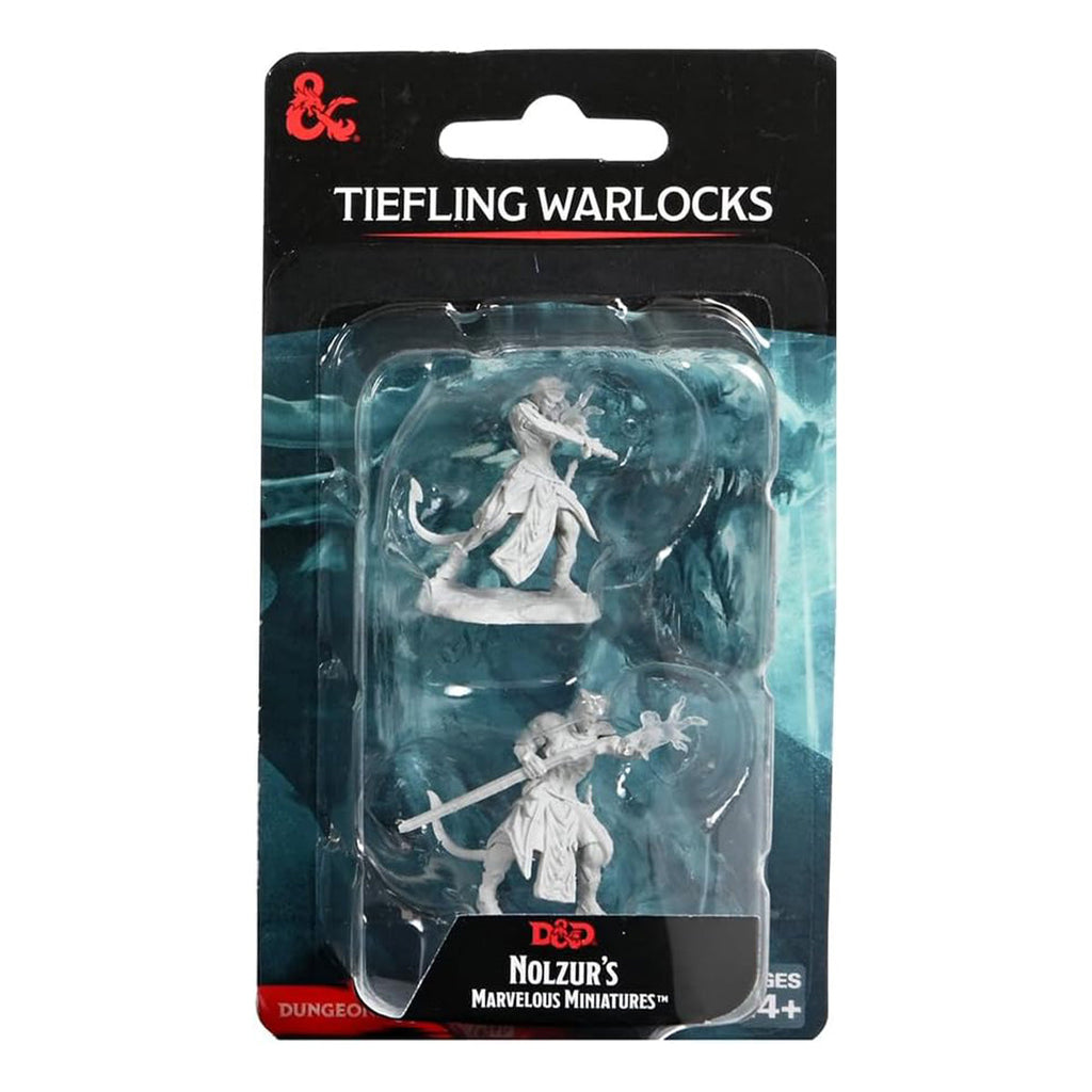 D&D Nolzur's Marvelous Miniatures: Tiefling Warlocks - Miniatures