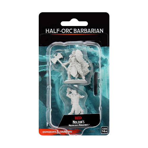 D&D Nolzurs Marvelous Unpainted Miniatures Female Half Orc Barbarian - Miniatures