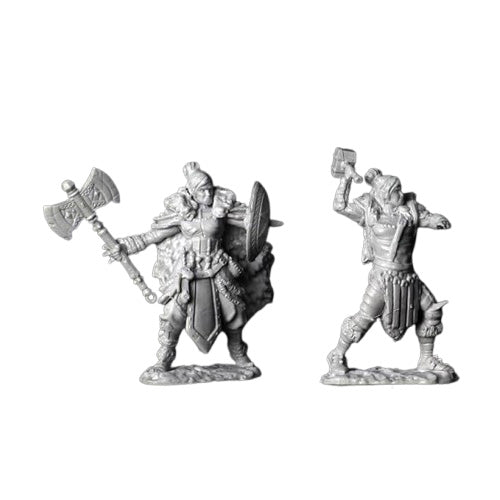 D&D Nolzurs Marvelous Unpainted Miniatures Female Half Orc Barbarian - Miniatures - 4