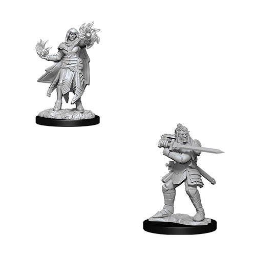 D&D Nolzurs Marvelous Unpainted Miniatures Hobgoblin Fighter Male & Hobgoblin Wizard Female - Miniatures - 3