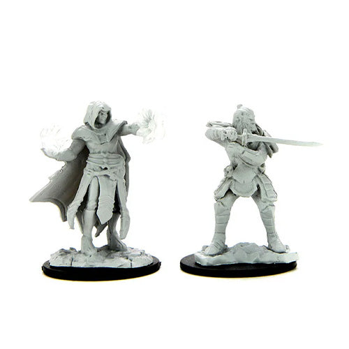 D&D Nolzurs Marvelous Unpainted Miniatures Hobgoblin Fighter Male & Hobgoblin Wizard Female - Miniatures - 4