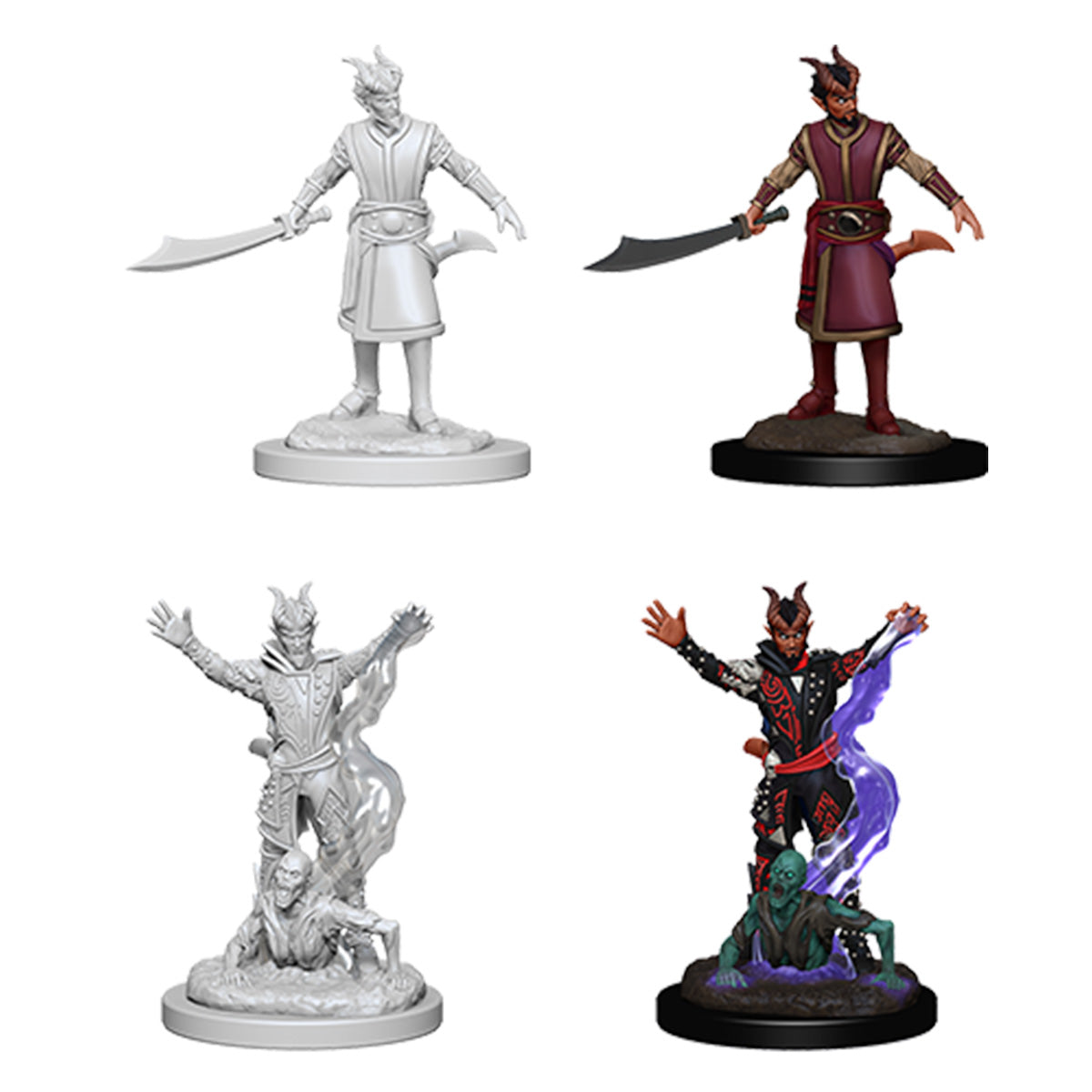 D&D Nolzurs Marvelous Unpainted Miniatures Male Tiefling Warlock - Miniatures