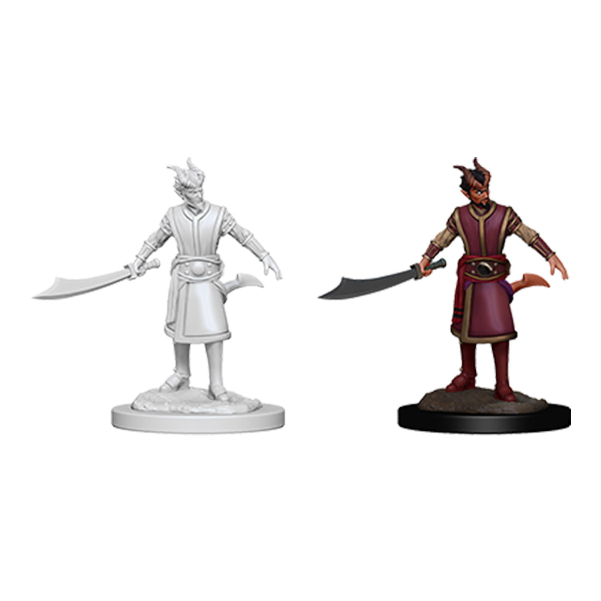 D&D Nolzurs Marvelous Unpainted Miniatures Male Tiefling Warlock - Miniatures - 2