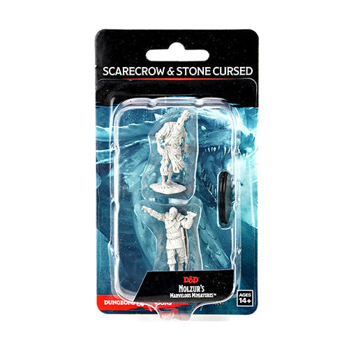 D&D Nolzurs Marvelous Unpainted Miniatures Scarecrow & Stone Cursed - Miniatures