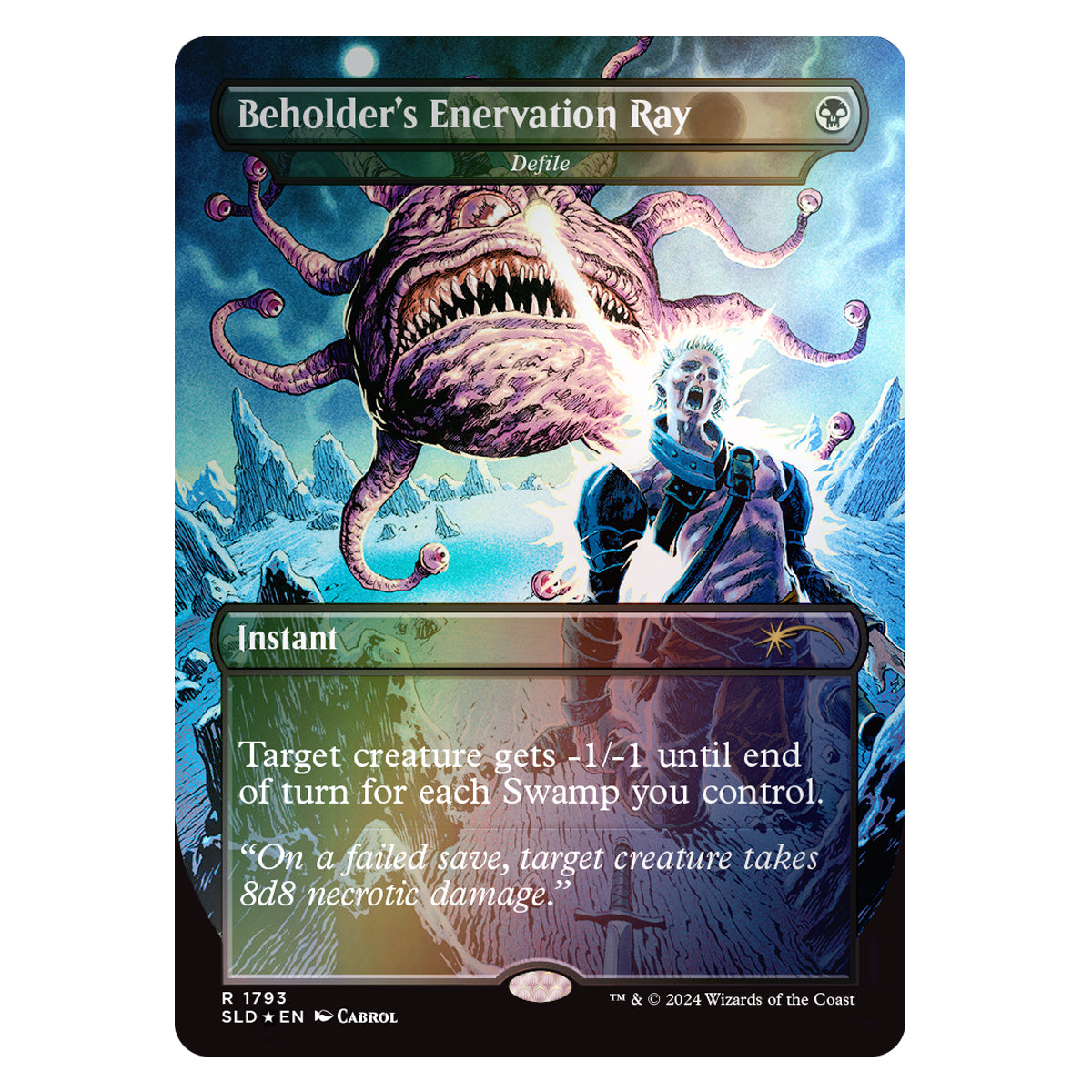 Magic Secret Lair x Dungeons & Dragons Death Is in the Eyes of the Beholder II Foil Edition - Trading Card Games - 4