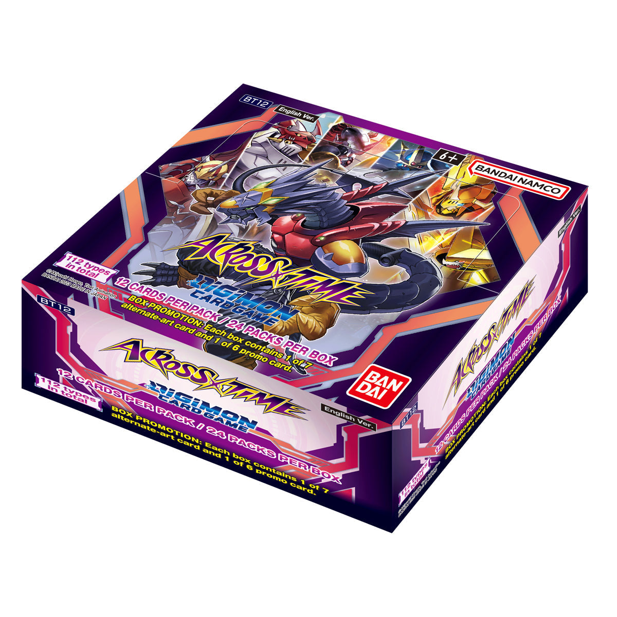 Digimon Card Game Across Time BT12 Booster Box - Trading Card Games