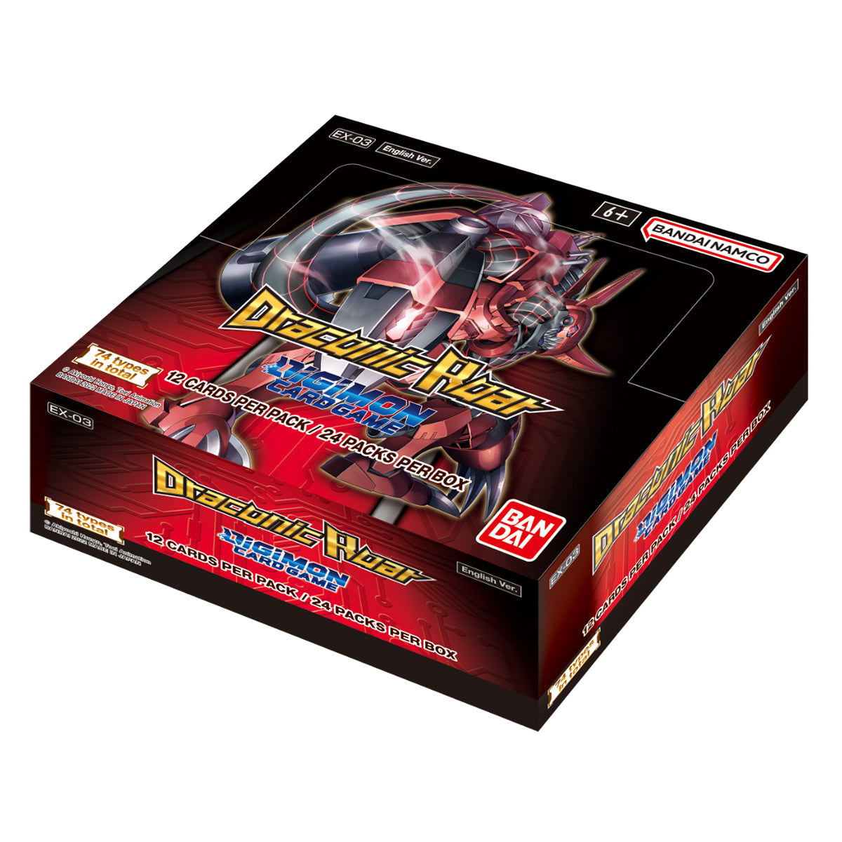 Draconic Roar EX-03 Booster Box Digimon Card Game - Trading Card Games