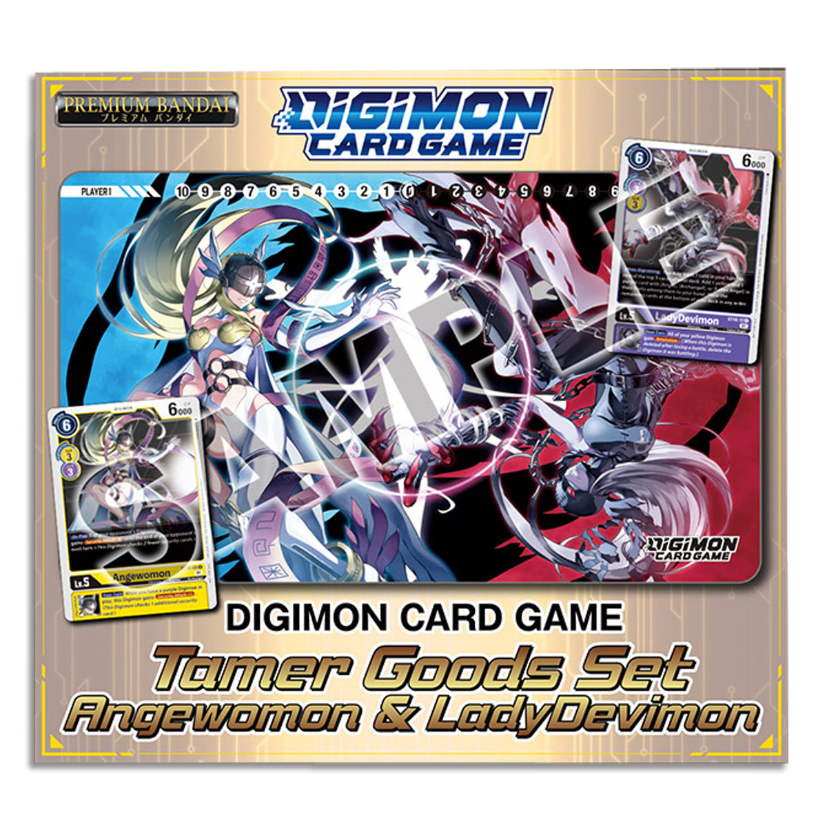 Digimon Card Game Tamer Goods Set Angewomon & LadyDevimon PB-14 - Trading Card Games
