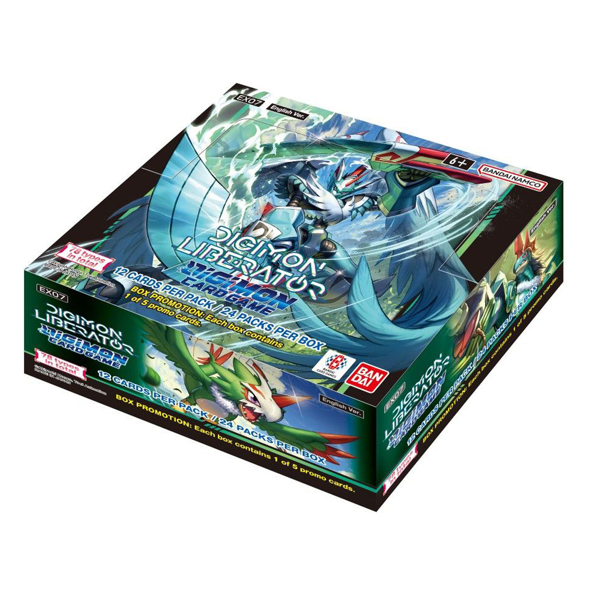 Digimon Card Game – Digimon Liberator Booster Box EX07 - Trading Card Games