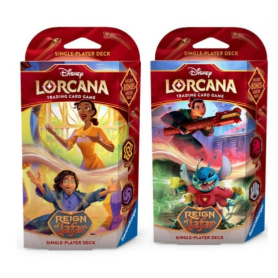 Disney Lorcana TCG Series 8 Reign of Jafar Starter Deck (Pair) - Trading Card Games