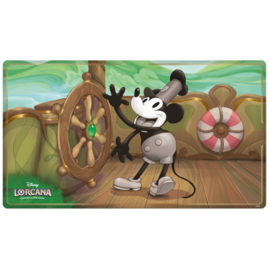 Disney Lorcana TCG The First Chapter Steamboat Mickey Playmat - Playmats