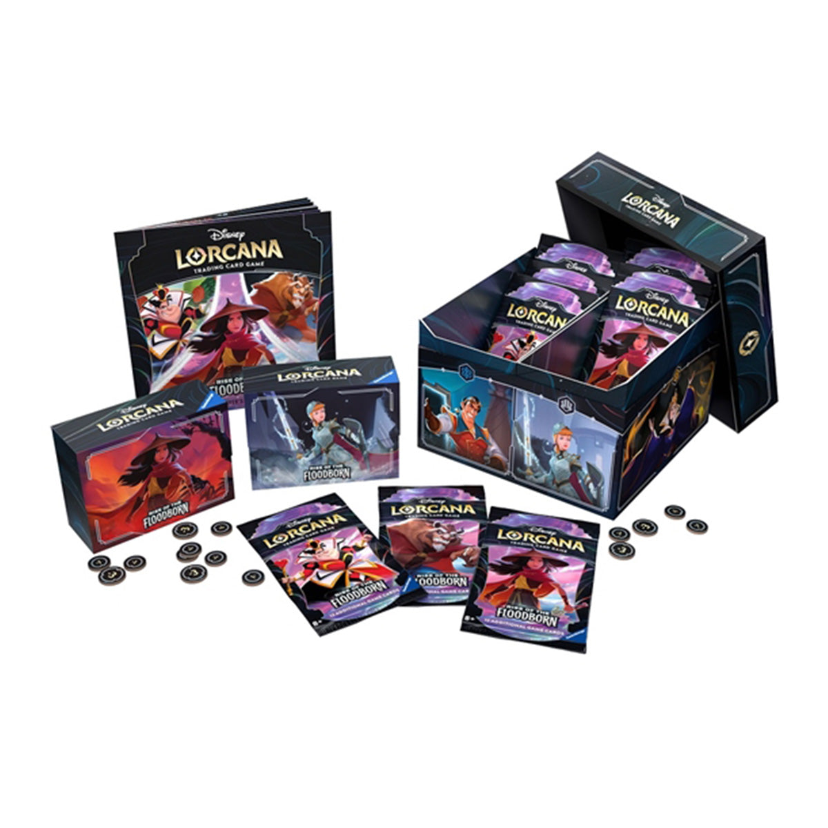 Disney Lorcana TCG Rise of the Floodborn Illumineer's Trove Box - Trading Card Games - 2