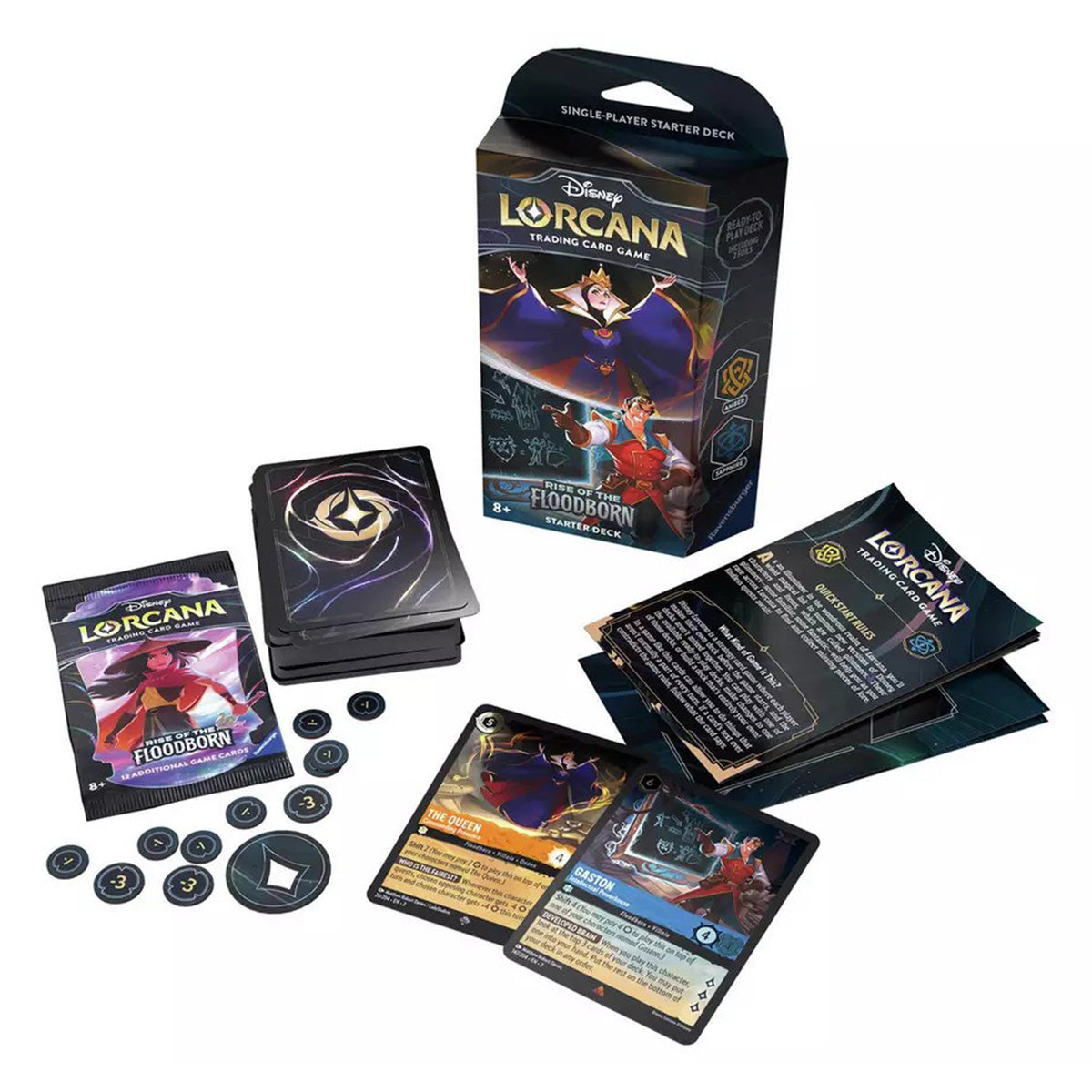 Disney Lorcana TCG Rise of the Floodborn Starter Decks (Pair) - Trading Card Games - 2