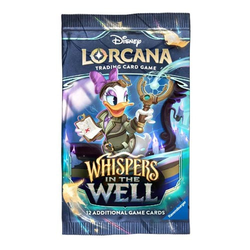 Disney Lorcana TCG Series 10 Whispers in the Well Single Booster Pack - Trading Card Games