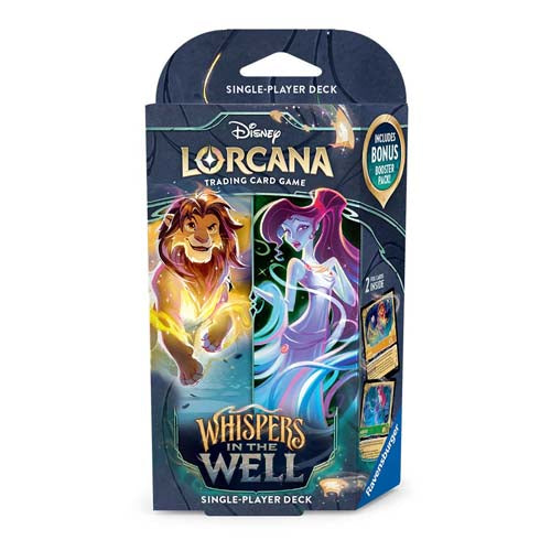 Disney Lorcana TCG Series 10 Whispers in the Well Single Player Deck (Pair) - Trading Card Games - 2