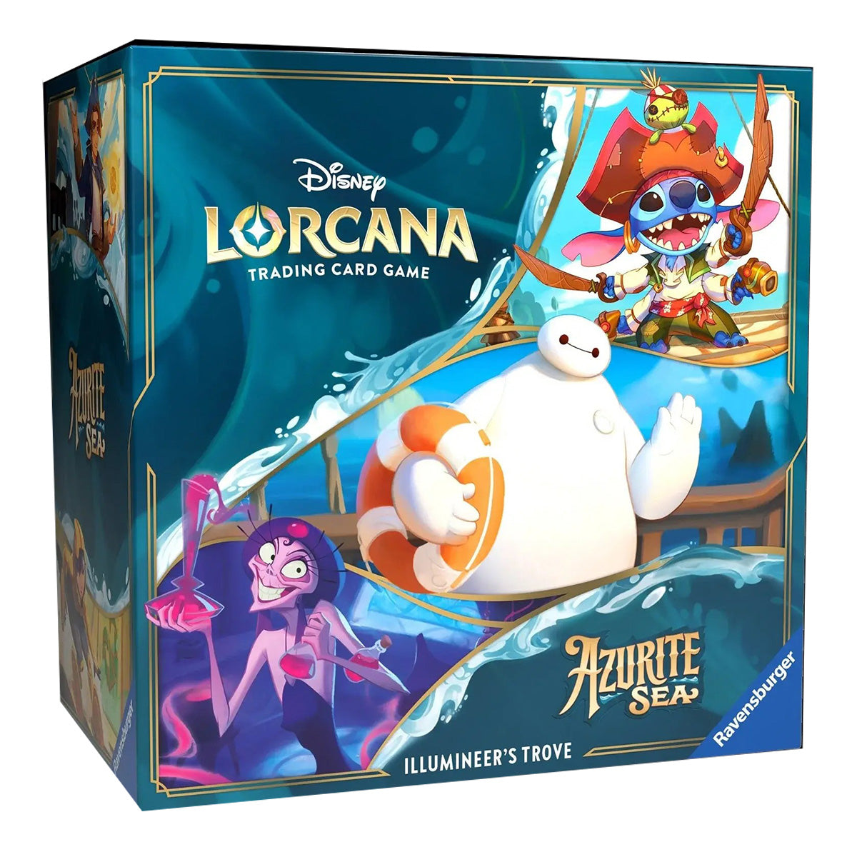 Disney Lorcana TCG Series 6 Azurite Sea Illumineer's Trove Box - Trading Card Games