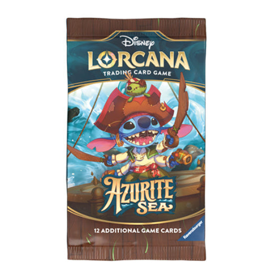 Disney Lorcana TCG Series 6 Azurite Sea Single Booster Pack - Trading Card Games