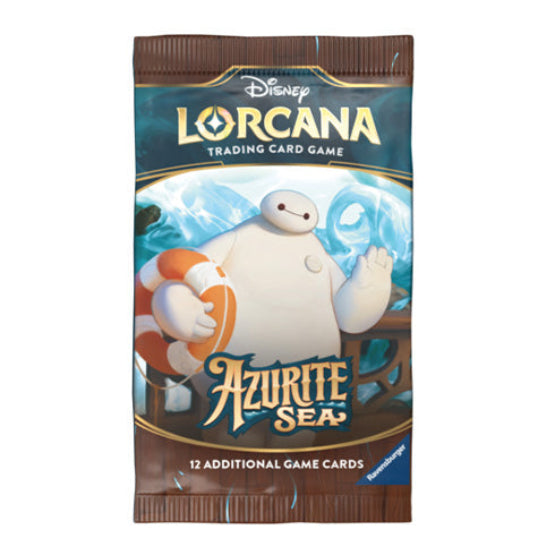 Disney Lorcana TCG Series 6 Azurite Sea Single Booster Pack - Trading Card Games - 3