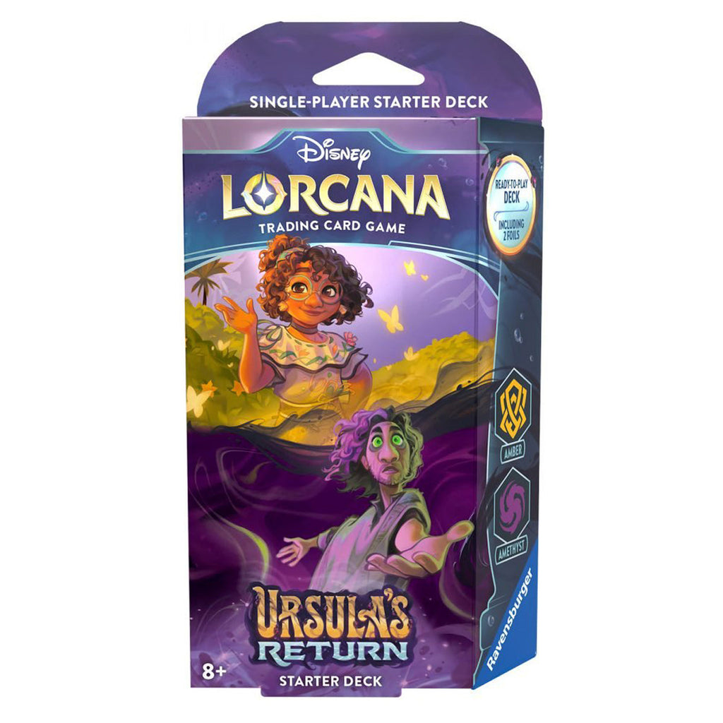 Disney Lorcana TCG Ursula's Return Starter Decks Amber & Sapphire (Pair) - Trading Card Games - 2