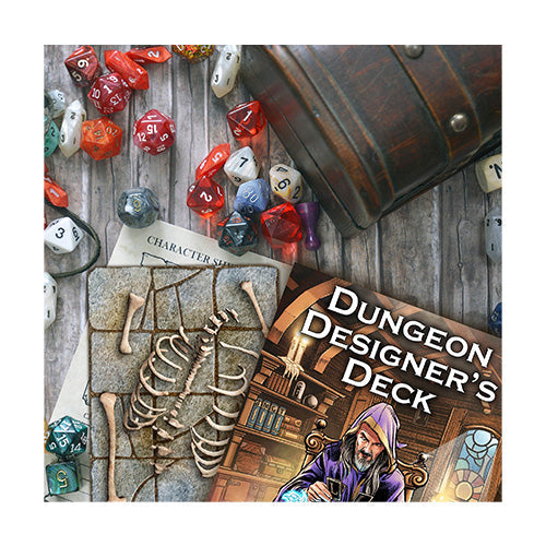 Dungeon Designers Deck Deal Your Own Dungeon - Board Games - 4