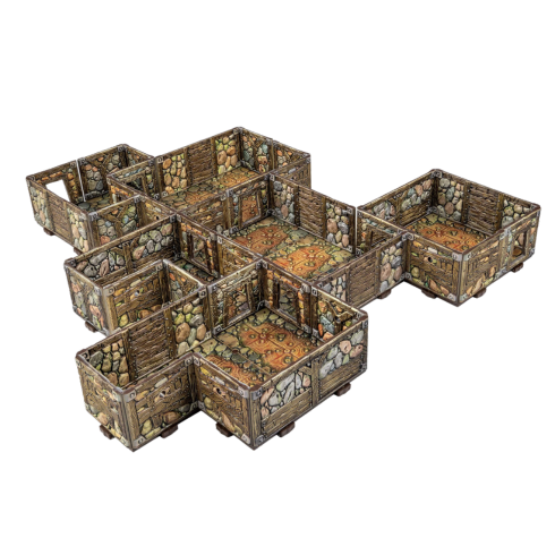 Dungeons & Lasers Abandoned Mines Prismacast Pre-Painted Terrain - Miniatures - 2