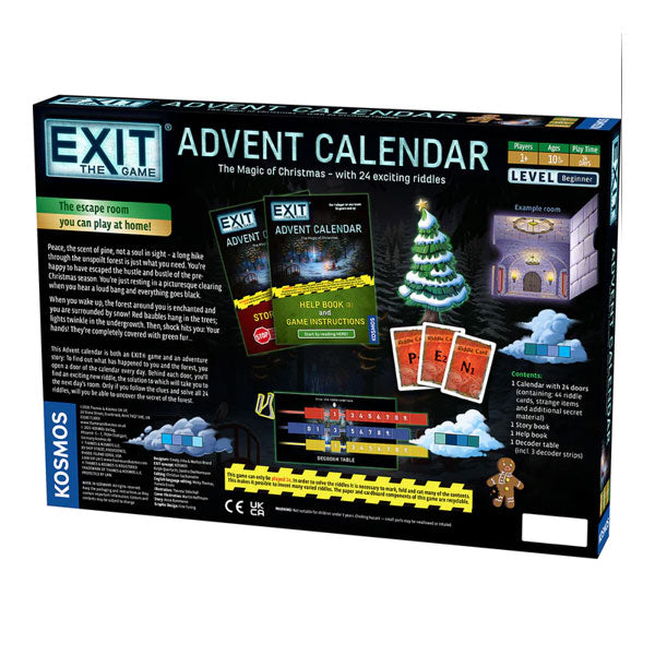 Exit the Game Advent Calendar - The Magic of Christmas - Board Games - 3