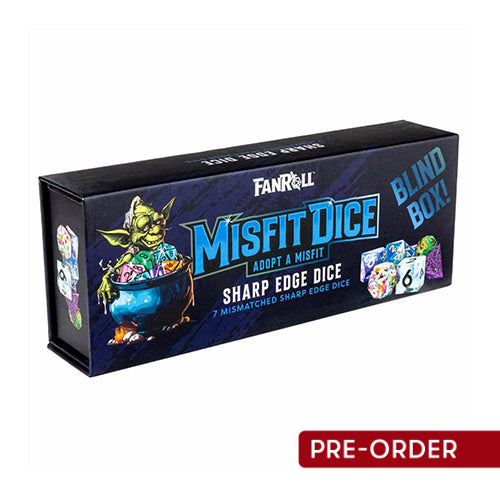 Fanroll Mystery Misfit Sharp Edge Resin Polyhedral Dice Set Blind Box - Dice & Accessories