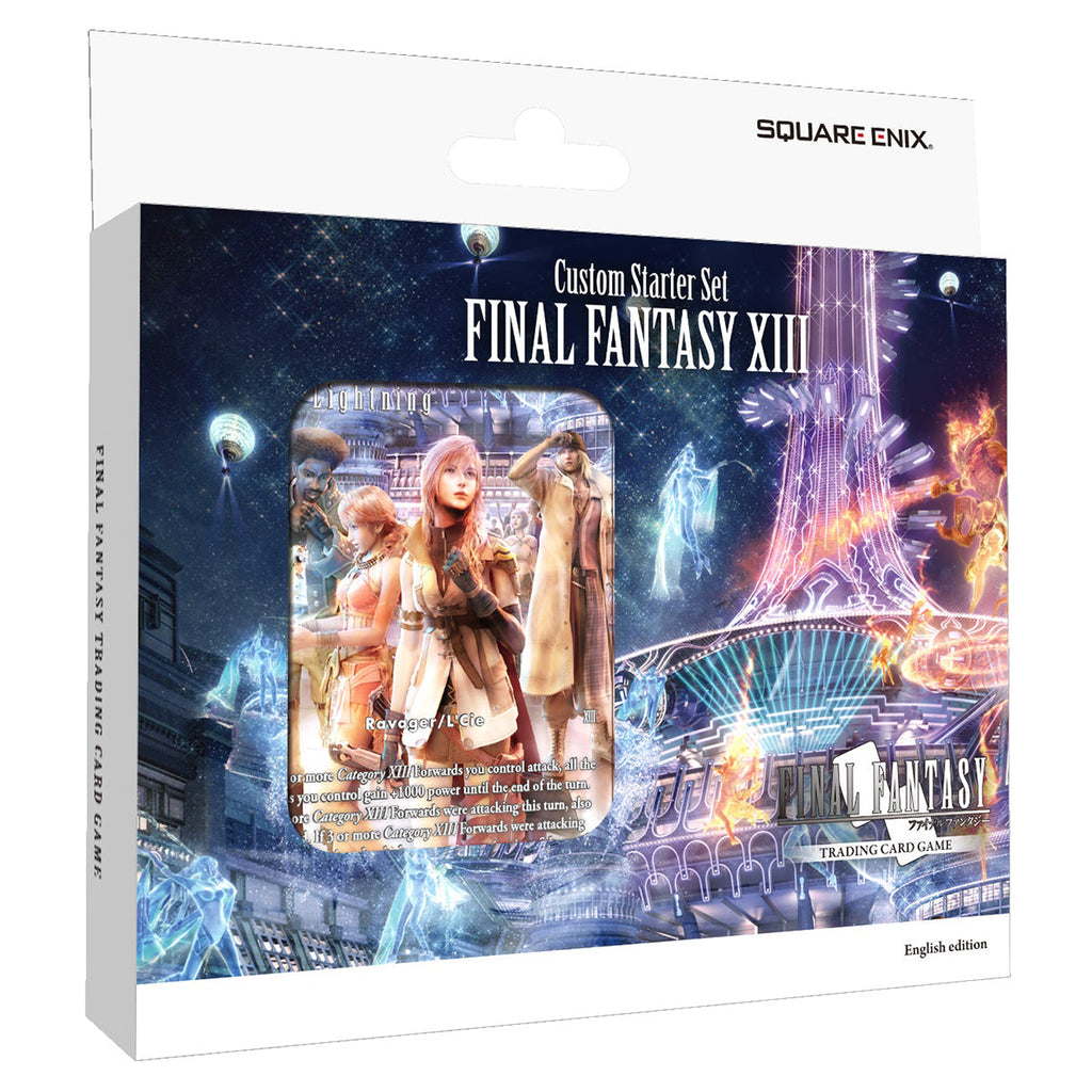 Final Fantasy Trading Card Game Custom Starter Set Final Fantasy XIII - Trading Card Games
