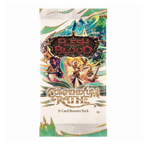 Flesh and Blood Compendium of Rathe Single Booster Pack - Trading Card Games