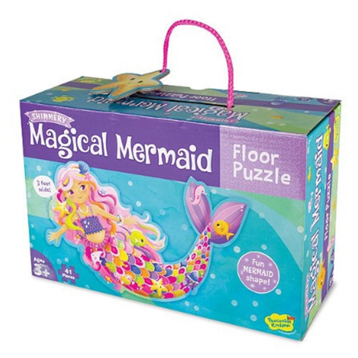 Floor Puzzle Magical Mermaid 41 Pieces - Puzzles - 2