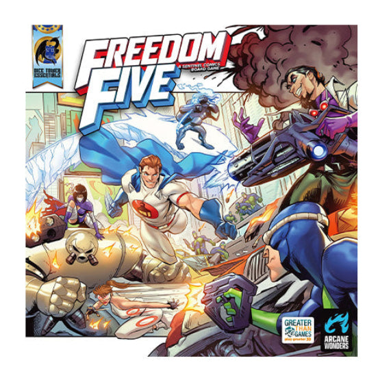 Freedom Five: A Sentinel Comics Board Game - Board Games - 2
