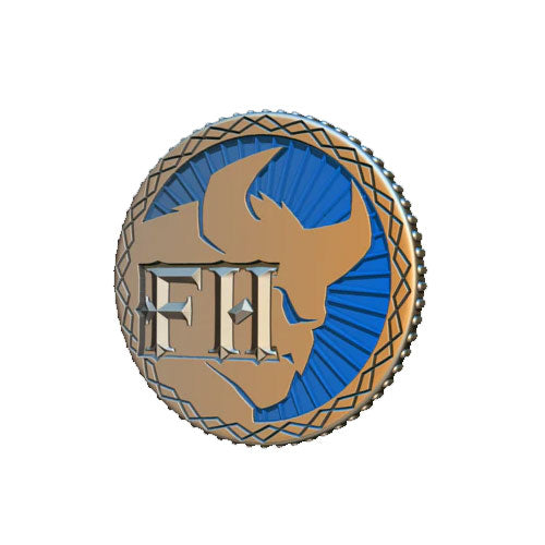 Frosthaven Challenge Coin from Kickstarter Campaign - Board Games