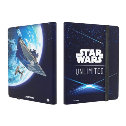 Gamegenic Star Wars Unlimited 18-Pocket Album - Card Back Blue - Binders