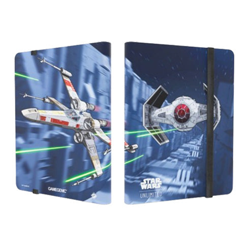 Gamegenic Star Wars Unlimited 18-Pocket Album - X-wing/Tie Fighter - Binders